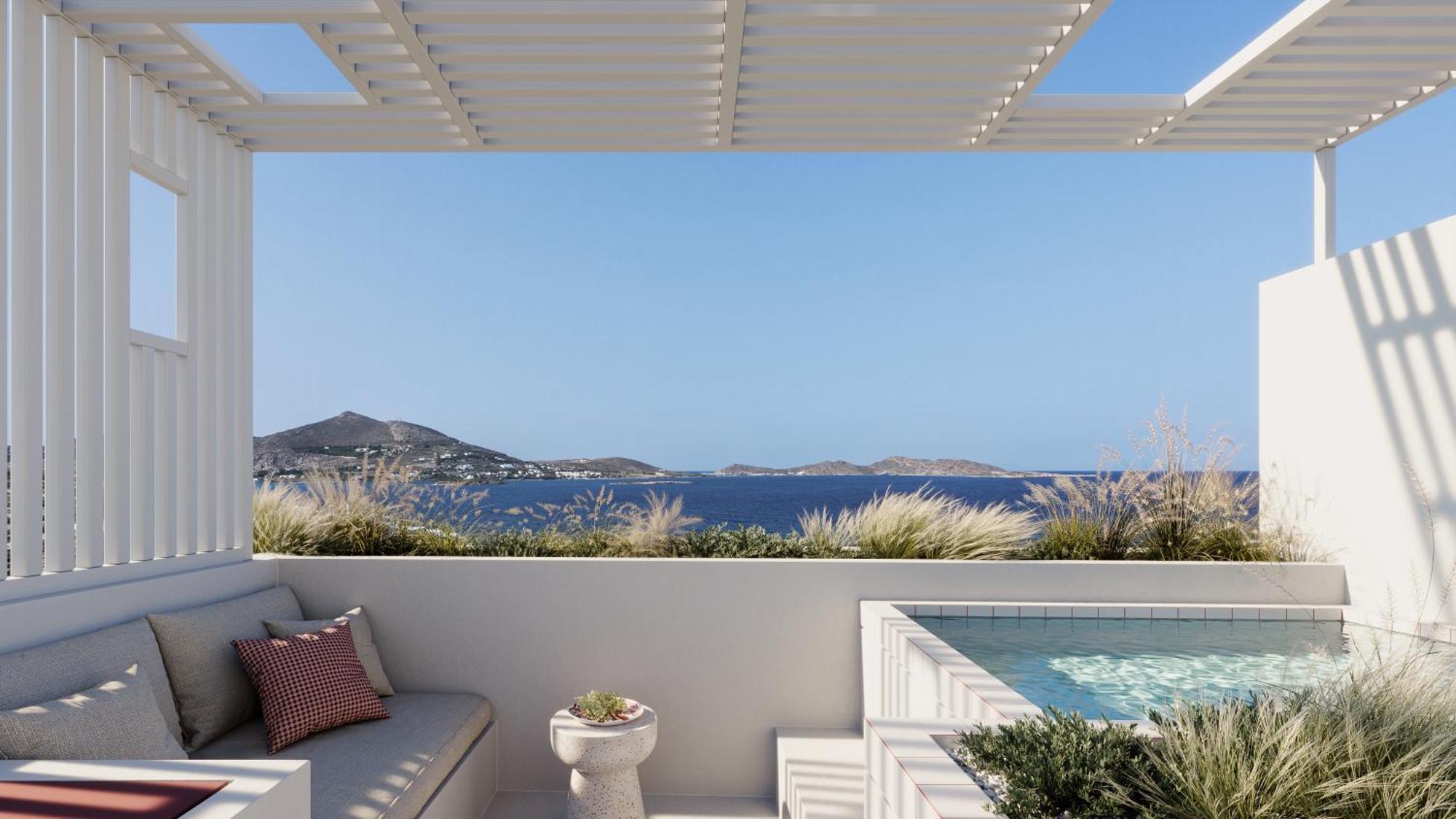 Отель Aegean Colors Paros Науса Экстерьер фото