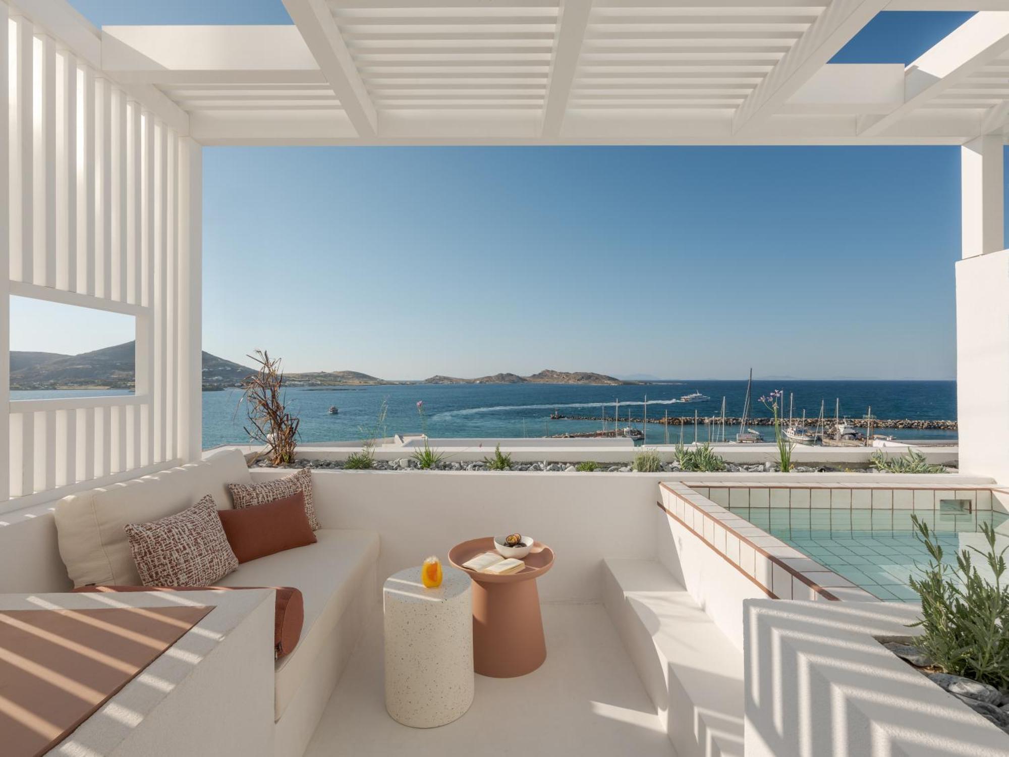 Отель Aegean Colors Paros Науса Экстерьер фото